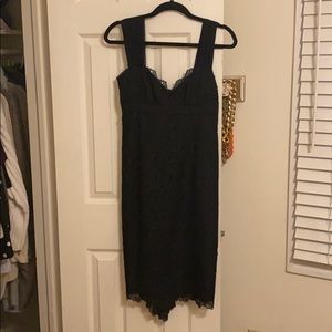 Nicole Miller black lace dress